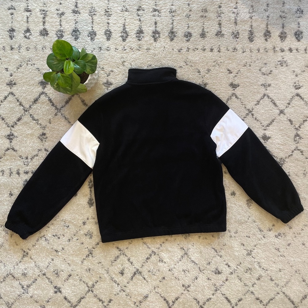 NWT FILA Black Logo Fleece Pullover - Size S - Picture 2 of 9